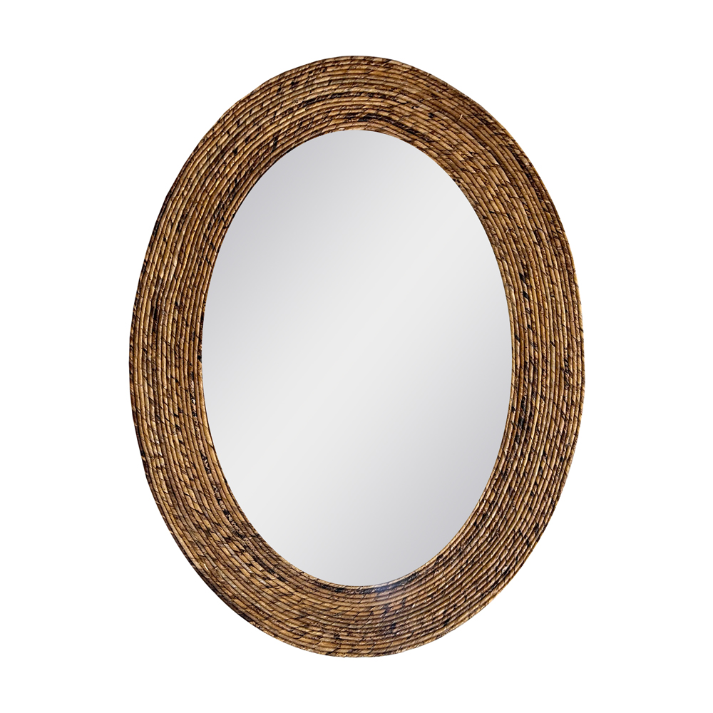 Espelho Decorativo Nature Bananeira 60x80cm Oval