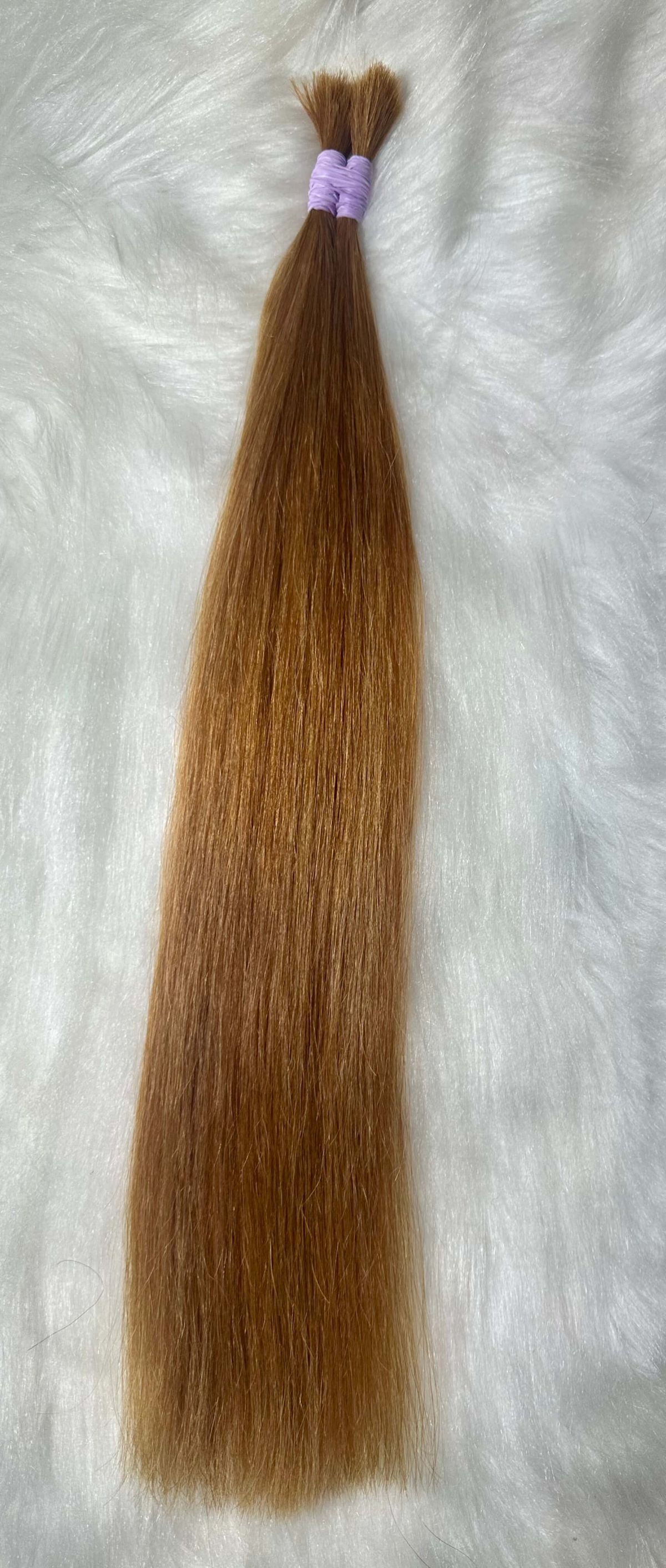 Cabelo Brasileiro Ruivo 55 CM - 60 Gramas