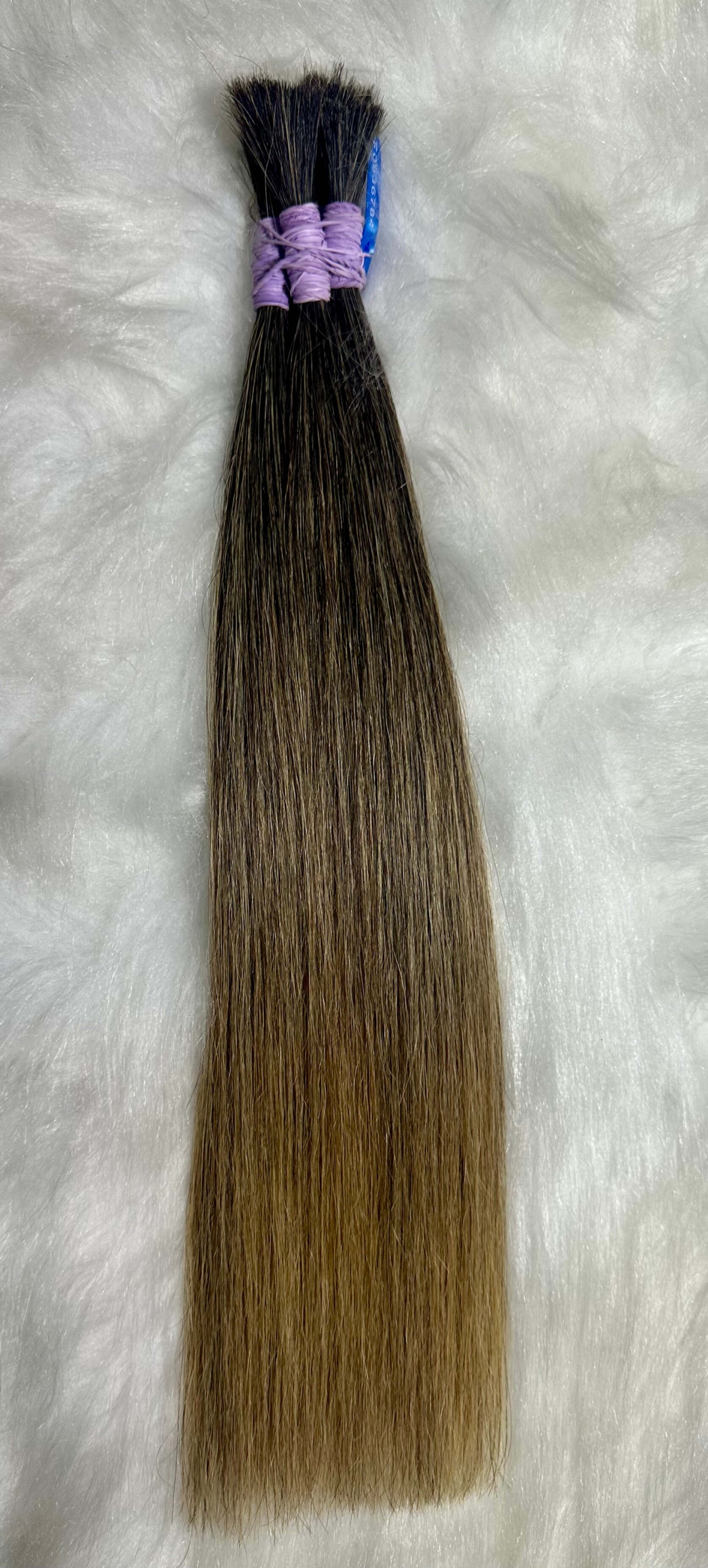 Cabelo Brasileiro Loiro Mesclado 45 CM 104 Gramas