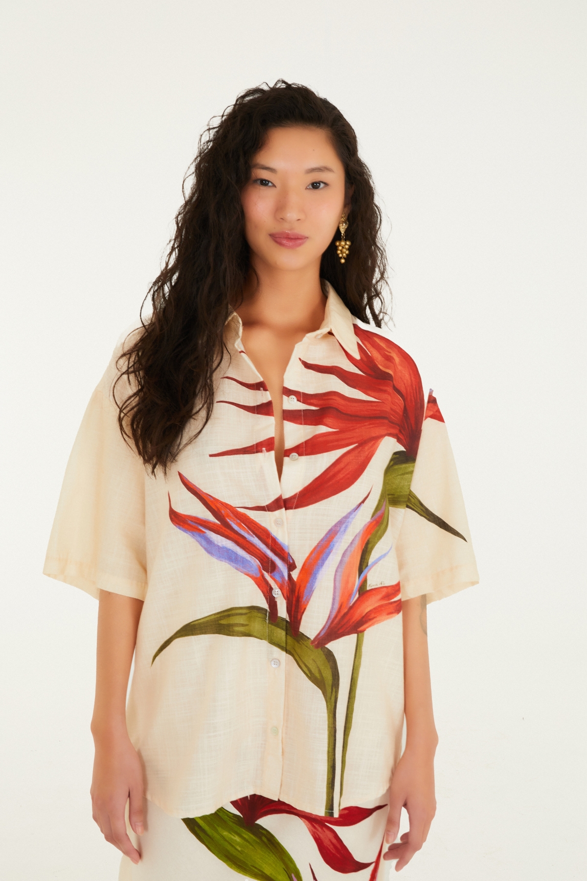 CAMISA MAXI ESTRELICIA