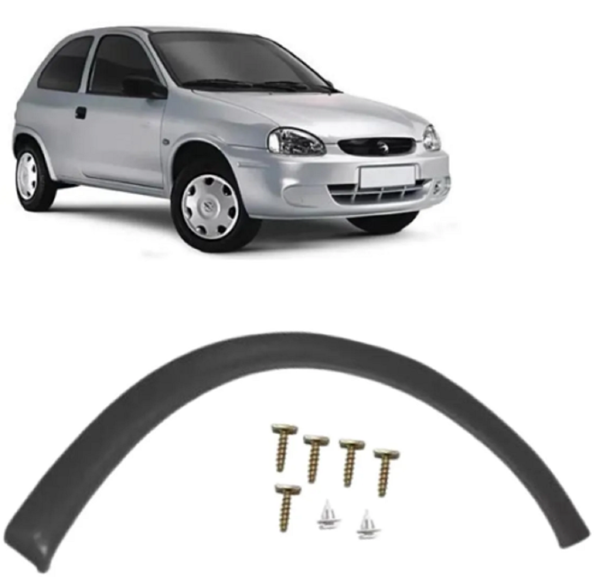 Acabamento Dianteira Para-lama Corsa Hatch/Sedan 1994 A 2009