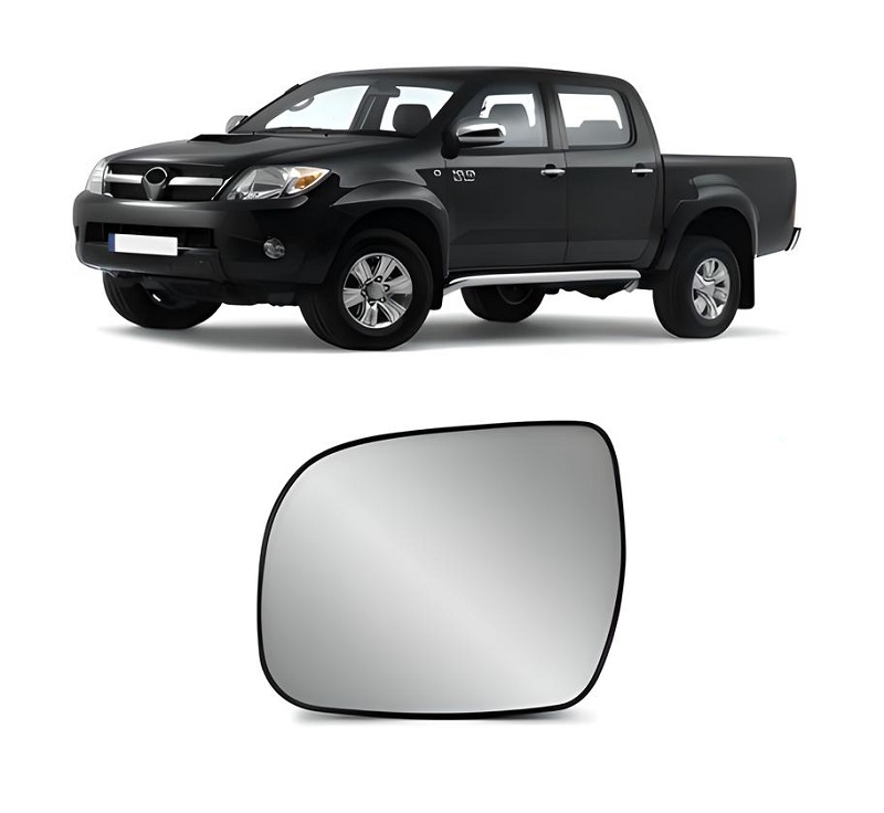REFIL RETROV. C/BASE HILUX ESQUERDO METALIZADO 2006 ATE 2015