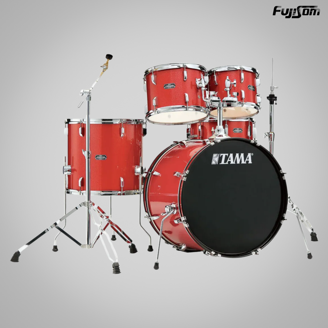 BATERIA TAMA ST-52H5 CDS COM FERRAGEM BANCO VERMELHO 22"