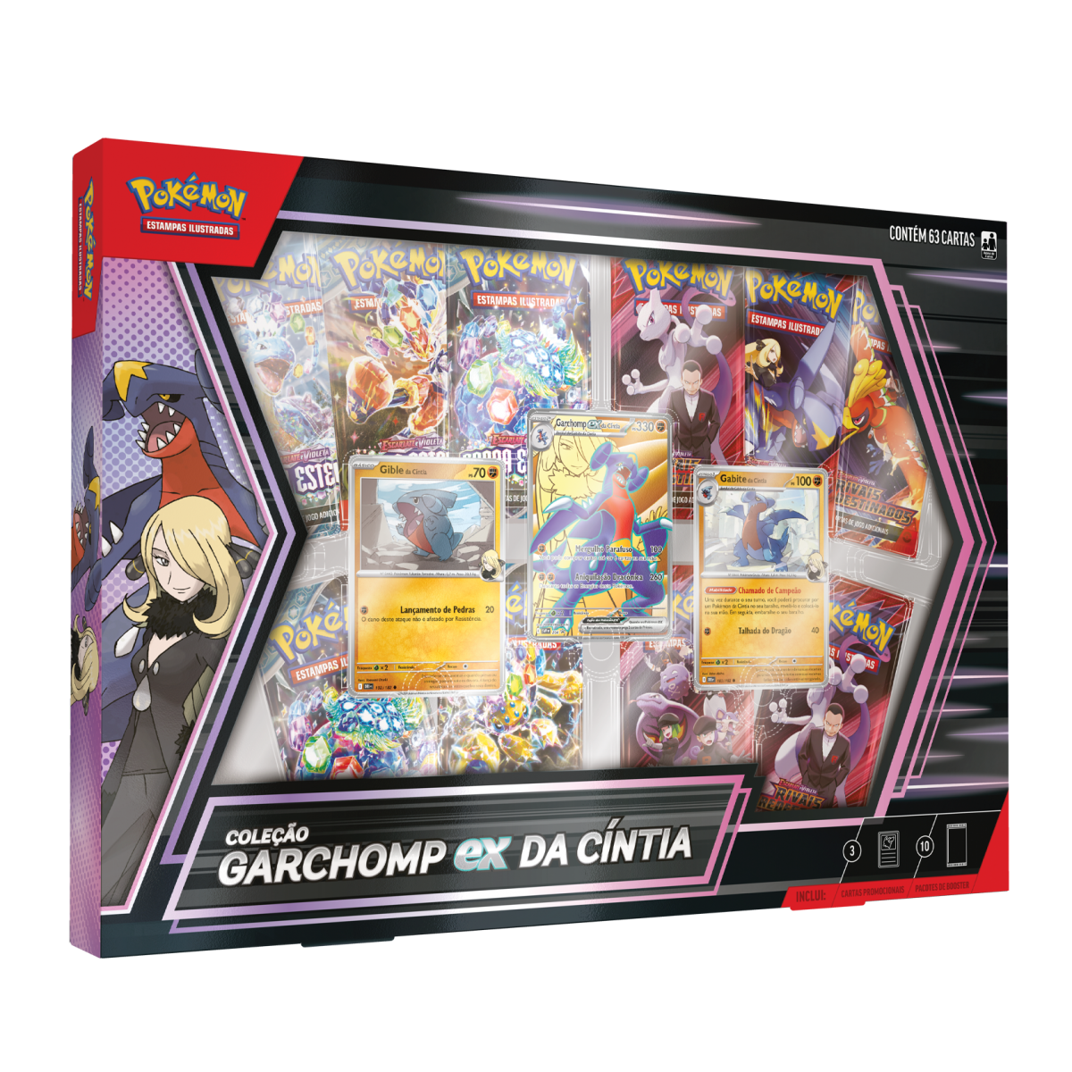 POKEMON BOX COLEÇÃO GARCHOMP EX DA CÍNTIA