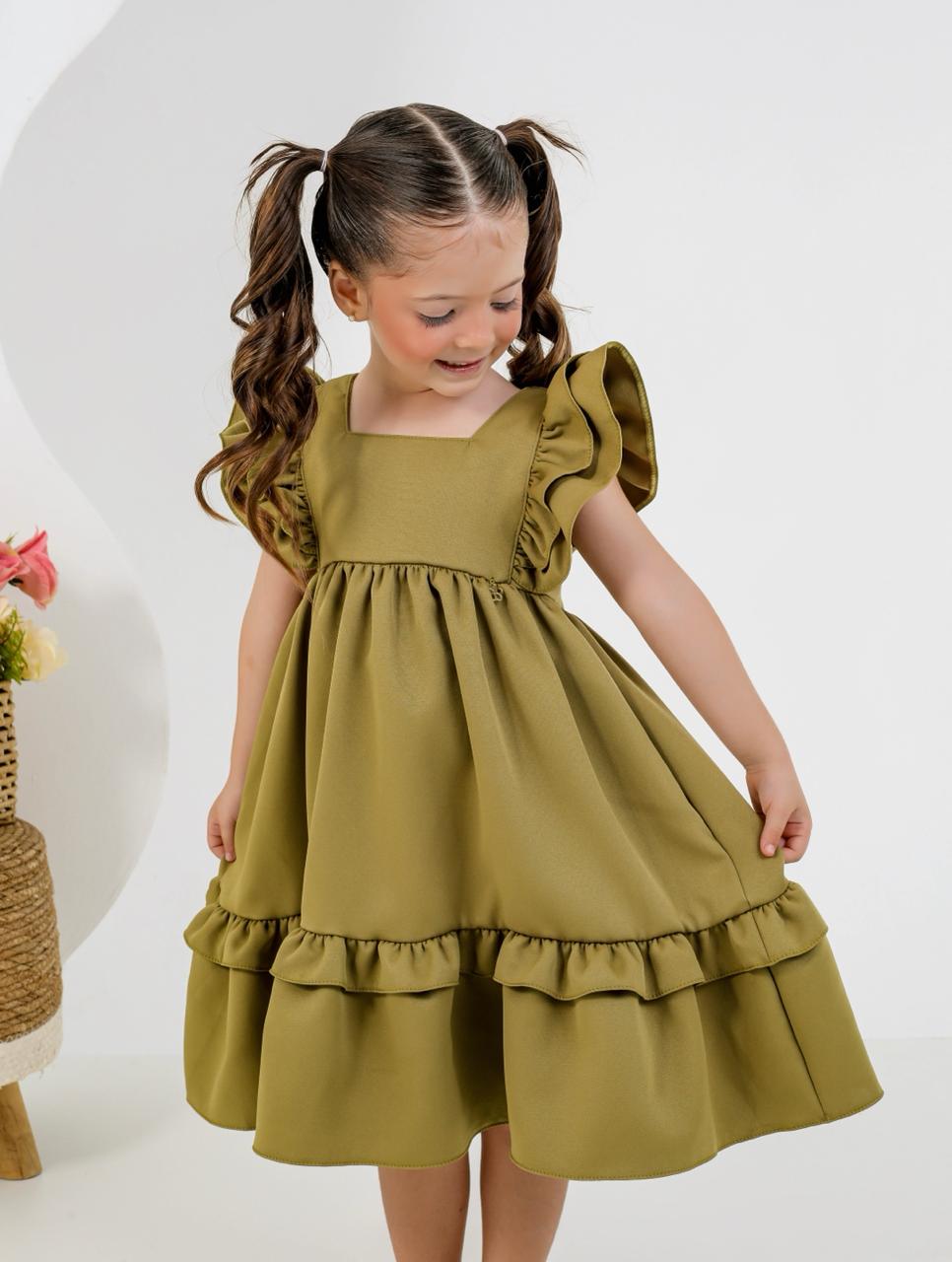 Vestido Luxo Pistache (Premium)