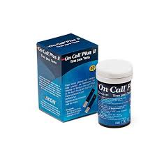 Fita Para Aparelho De Glicose On Call Plus Ii