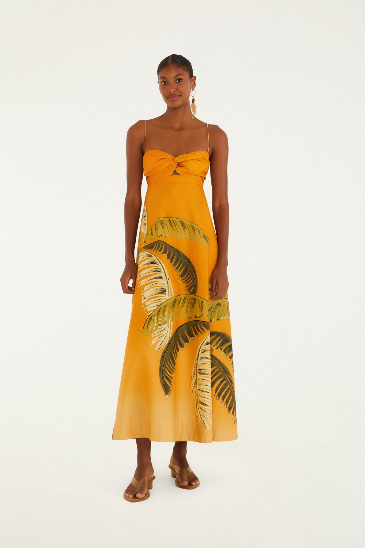 VESTIDO ITACARE COQUEIRO LARANJA