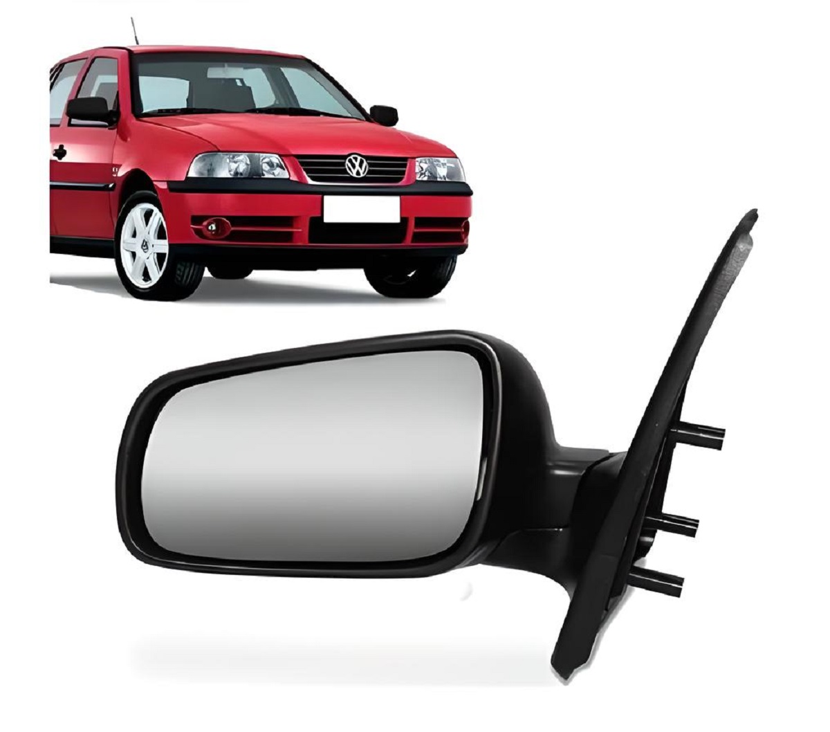 RETROVISOR GOL GIII/GIV 2PTS SEM CONTROLE LADO ESQUERDO