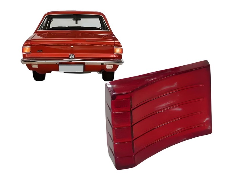 LENTE LANTERNA TRASEIRA OPALA LADO ESQUERDO 1969 ATE 1974