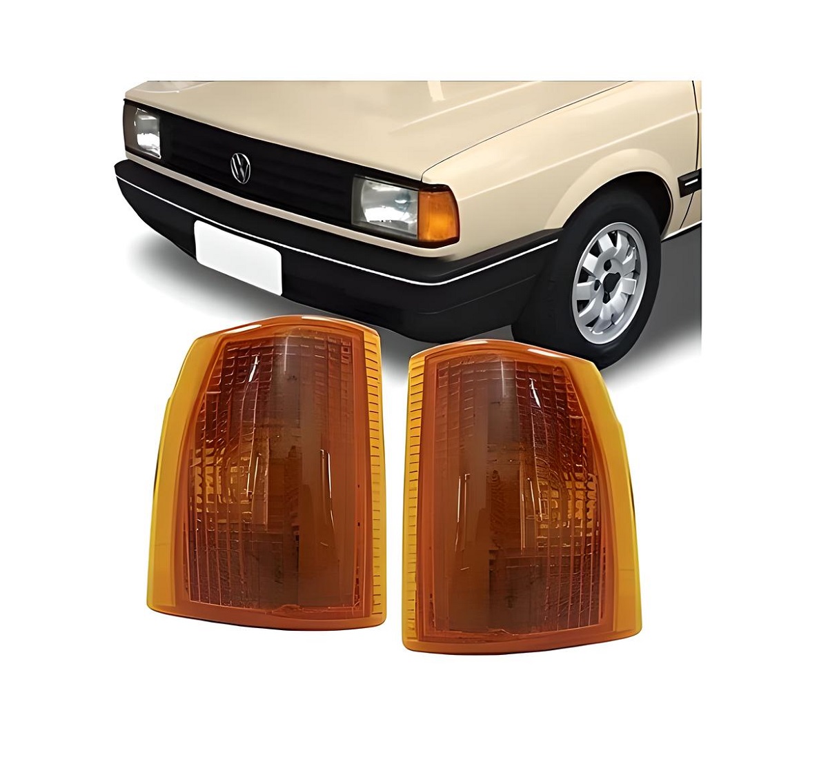LANTERNA PISCA DIANTEIRA GOL/VOY/PAR/SAV 87/90 AMBAR LD