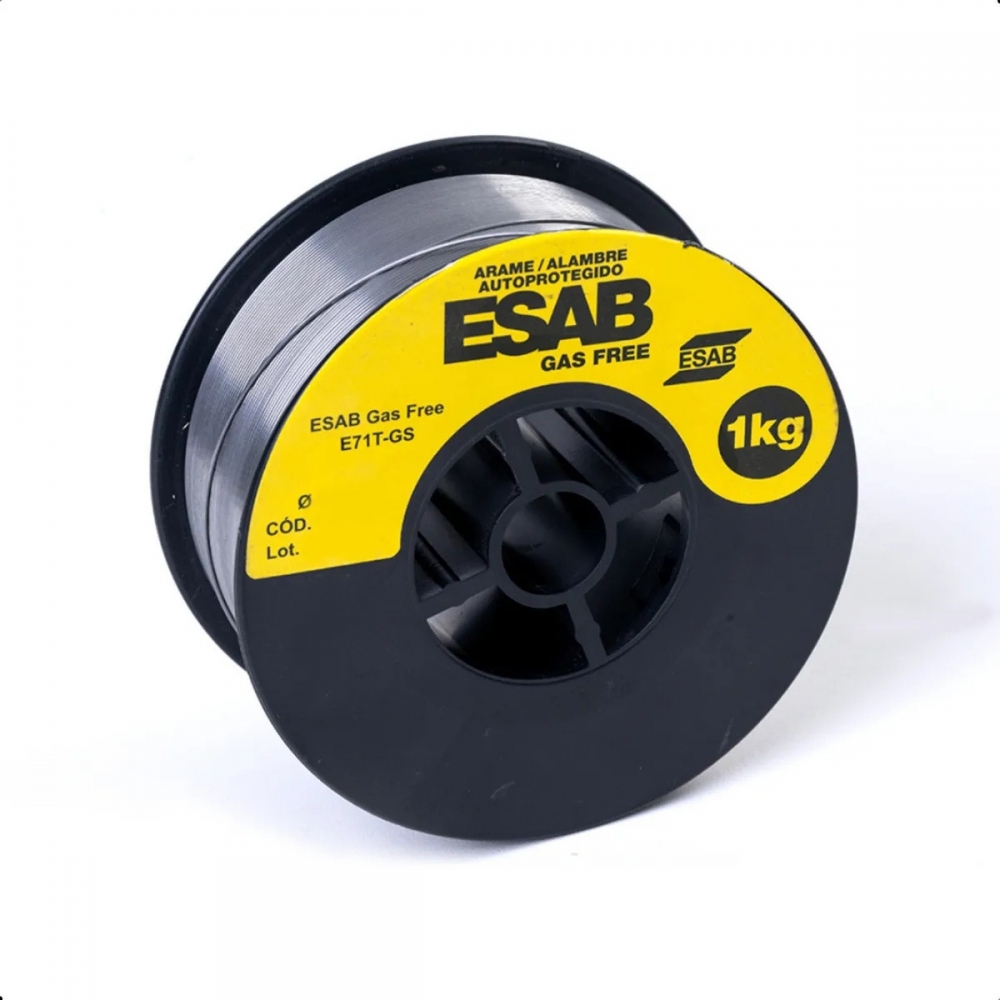 Arame Tubular Autoprotegido Esab Gas Free 0,8 Mm Rolo 01 Kg.