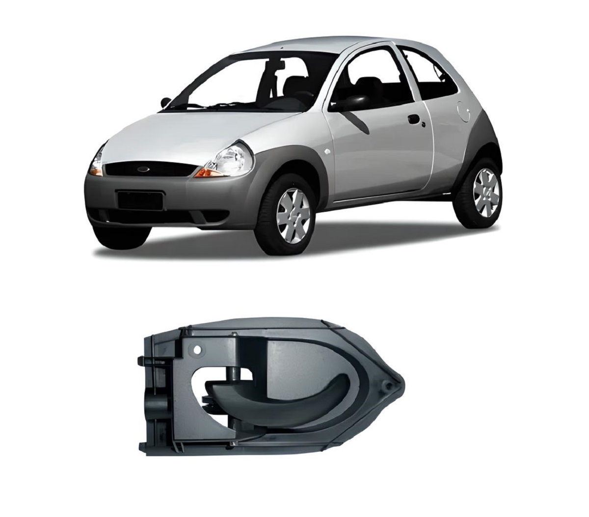 MACANETA INTERNA FORD KA 97/07 DIANTEIRA LADO ESQUERDO