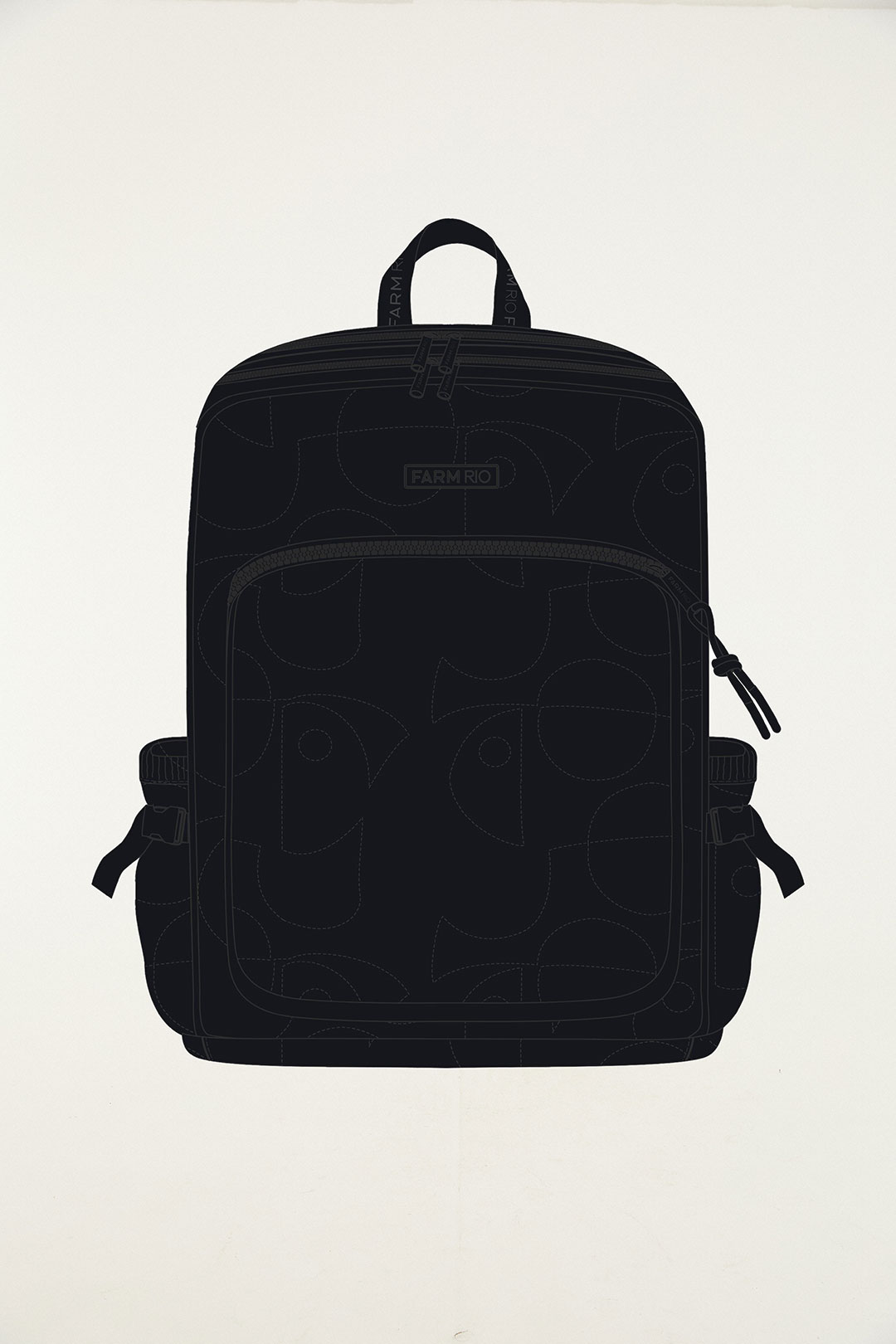 MOCHILA GINGA PUFFER PRETA