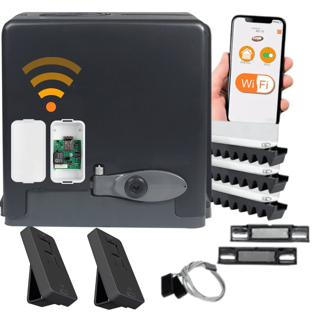 Motor Deslizante PPA Stark Home 400 220V Z14 3M CREM C WiFi
