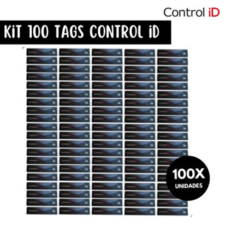 Kit 100 Tag Etiqueta Adesiva RFID UHF Control Id