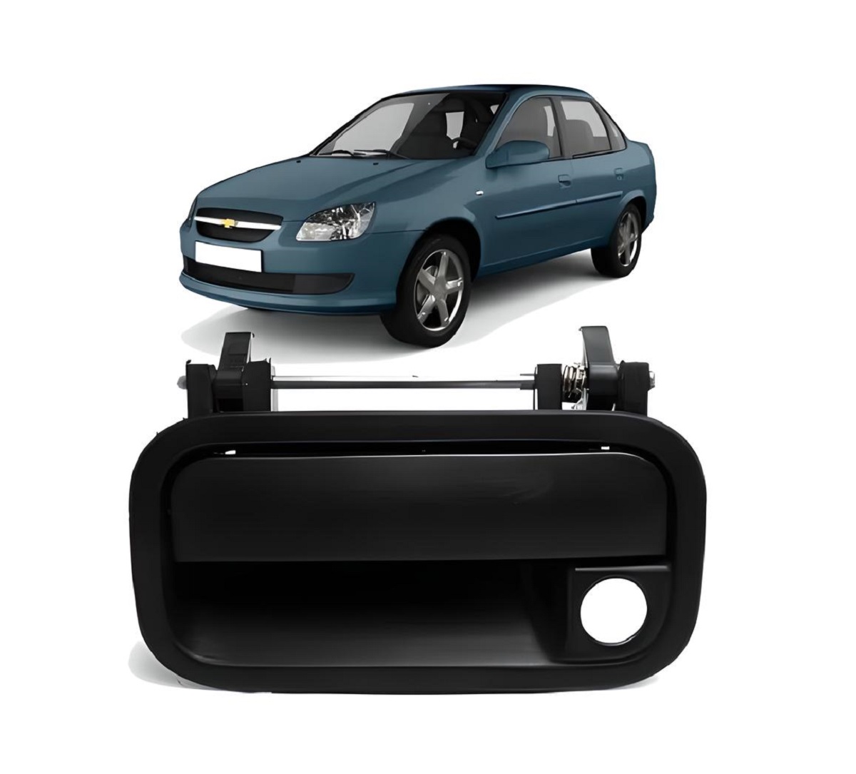 MACANETA EXTERNA CORSA CLASSIC 06/13 COM FURO DIANTEIRA LE