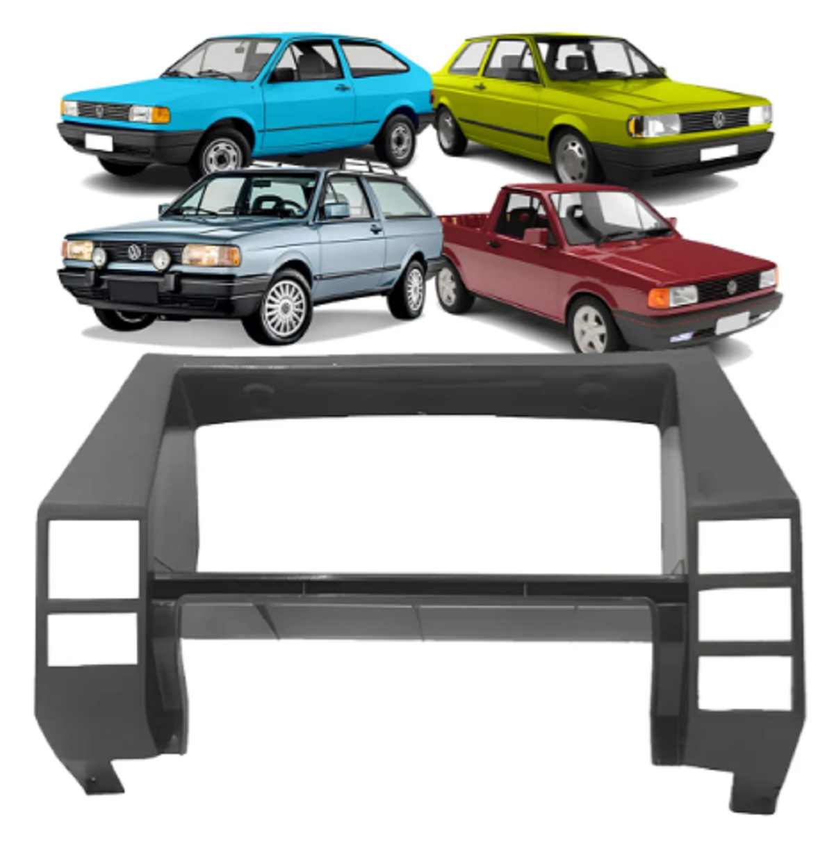 Moldura Painel Velocímetro Gol Voyage Parati Saveiro 88/94