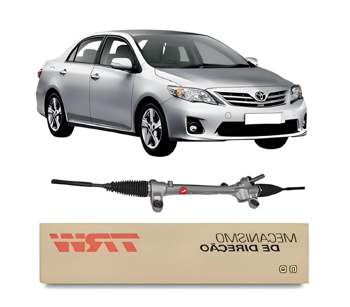 CAIXA DIREÇÃO COROLLA 1.8 09/14 GASOL. (COLUNA ELETR) JRM620