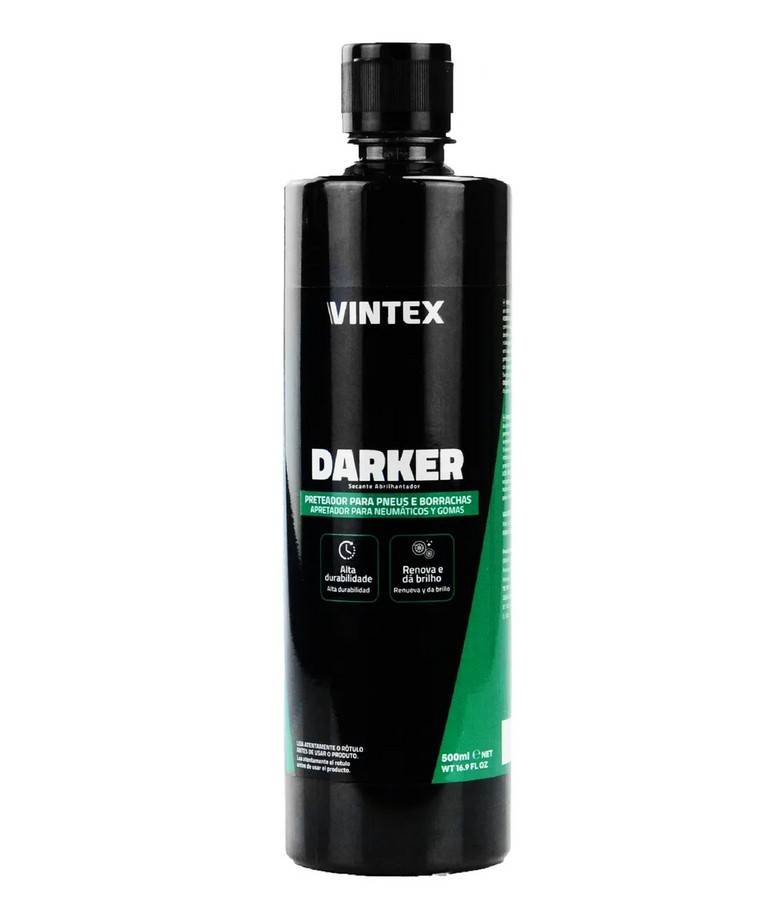 DARKER 500ml Renovador De Pneus Pretinho Brilhante - Linha VINTEX