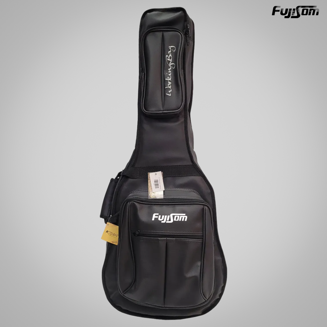 SEMI CASE OXXIS P/VIOLAO FOLK COURO PRETO PRIME