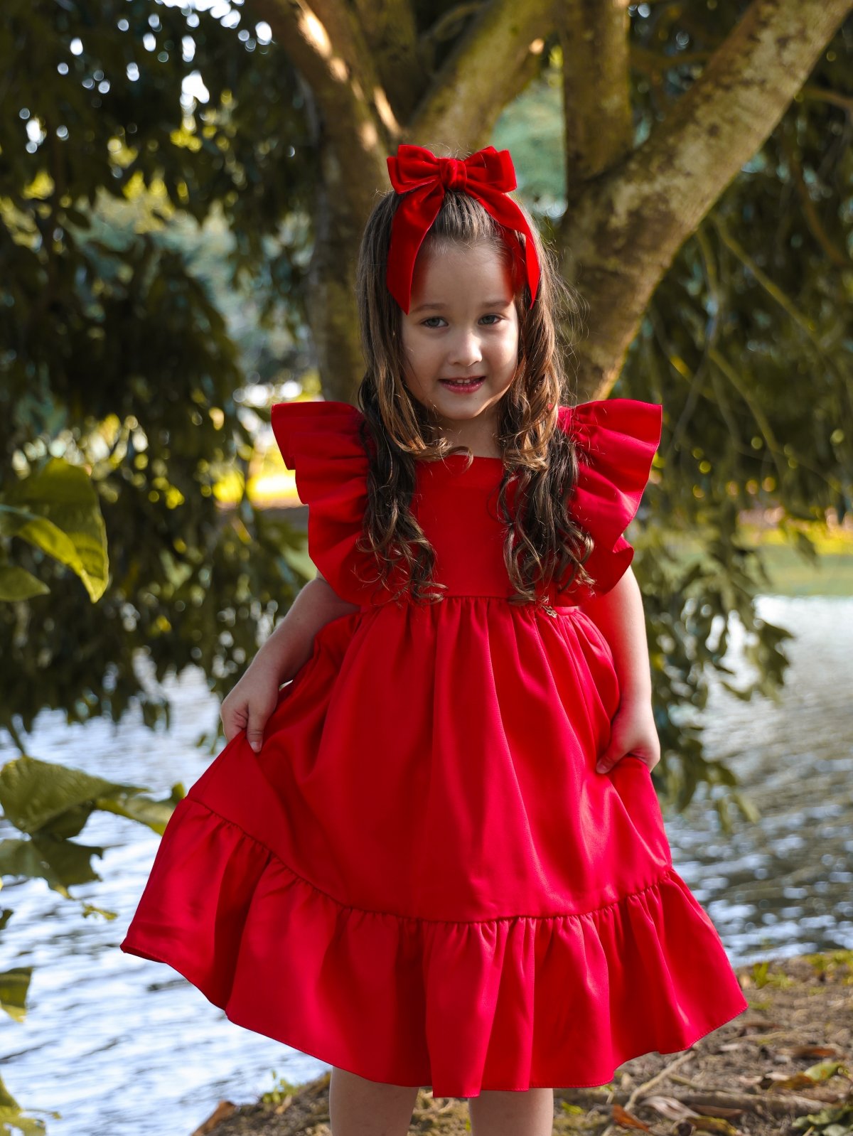 Vestido Beatriz Vermelho (Premium)