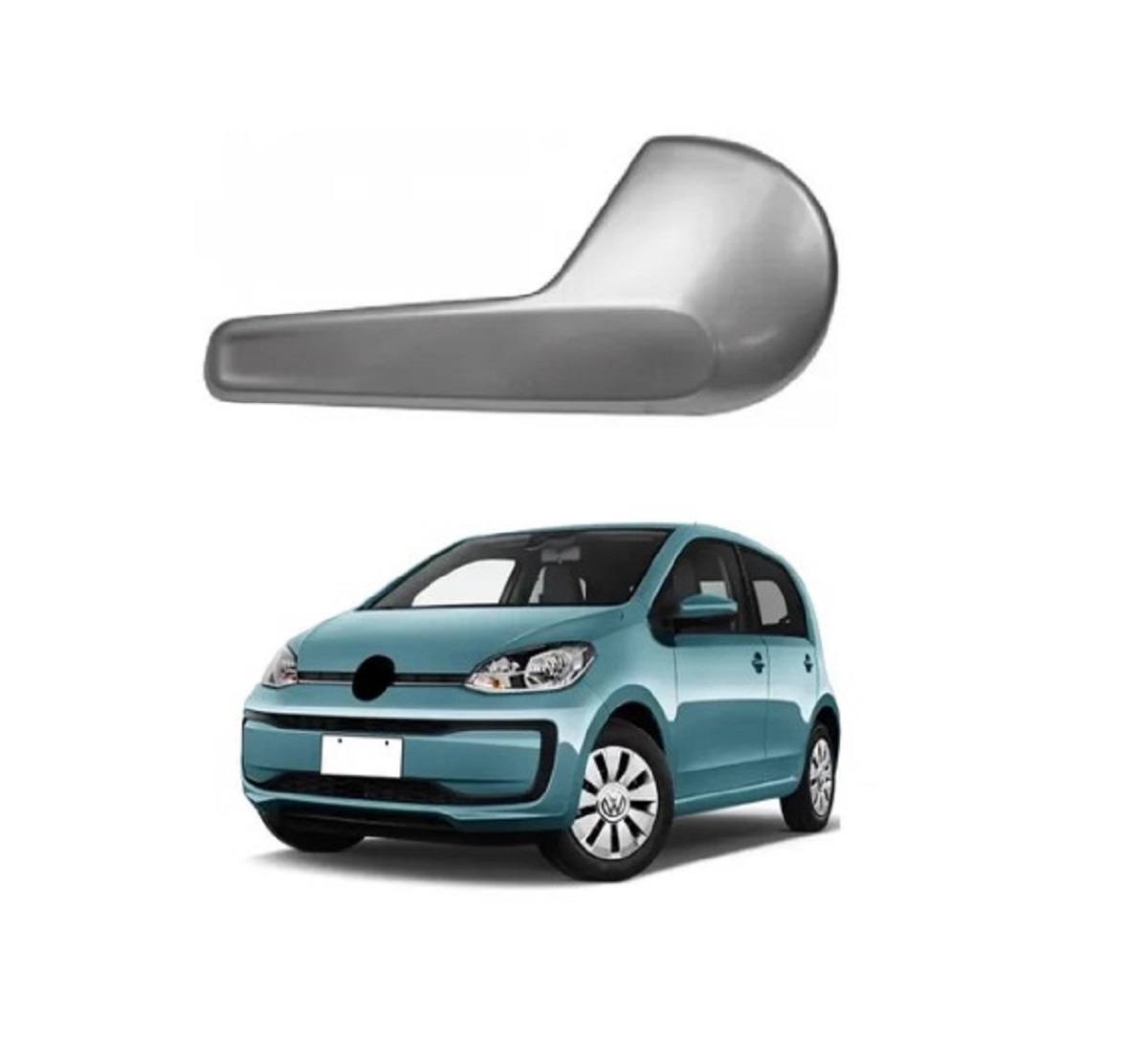 MACANETA INTERNA PORTA VW UP 2014/ DIANT/TRAS CINZA LD