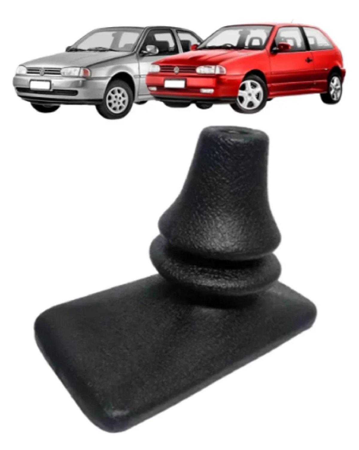 Coifa Alavanca Cambio Gol G2 1995/1999 Base Longa Preta
