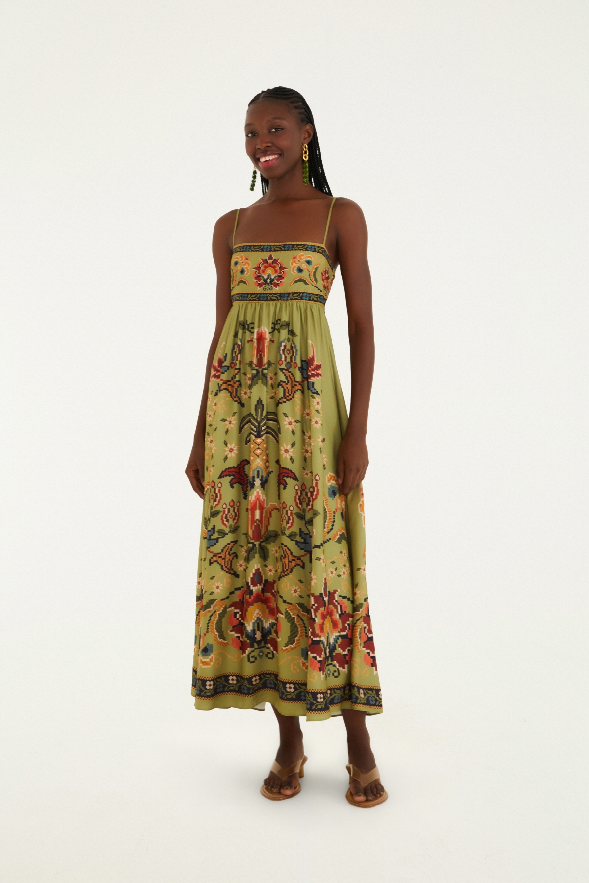 VESTIDO CROPPED FLOR DE JARDIM 