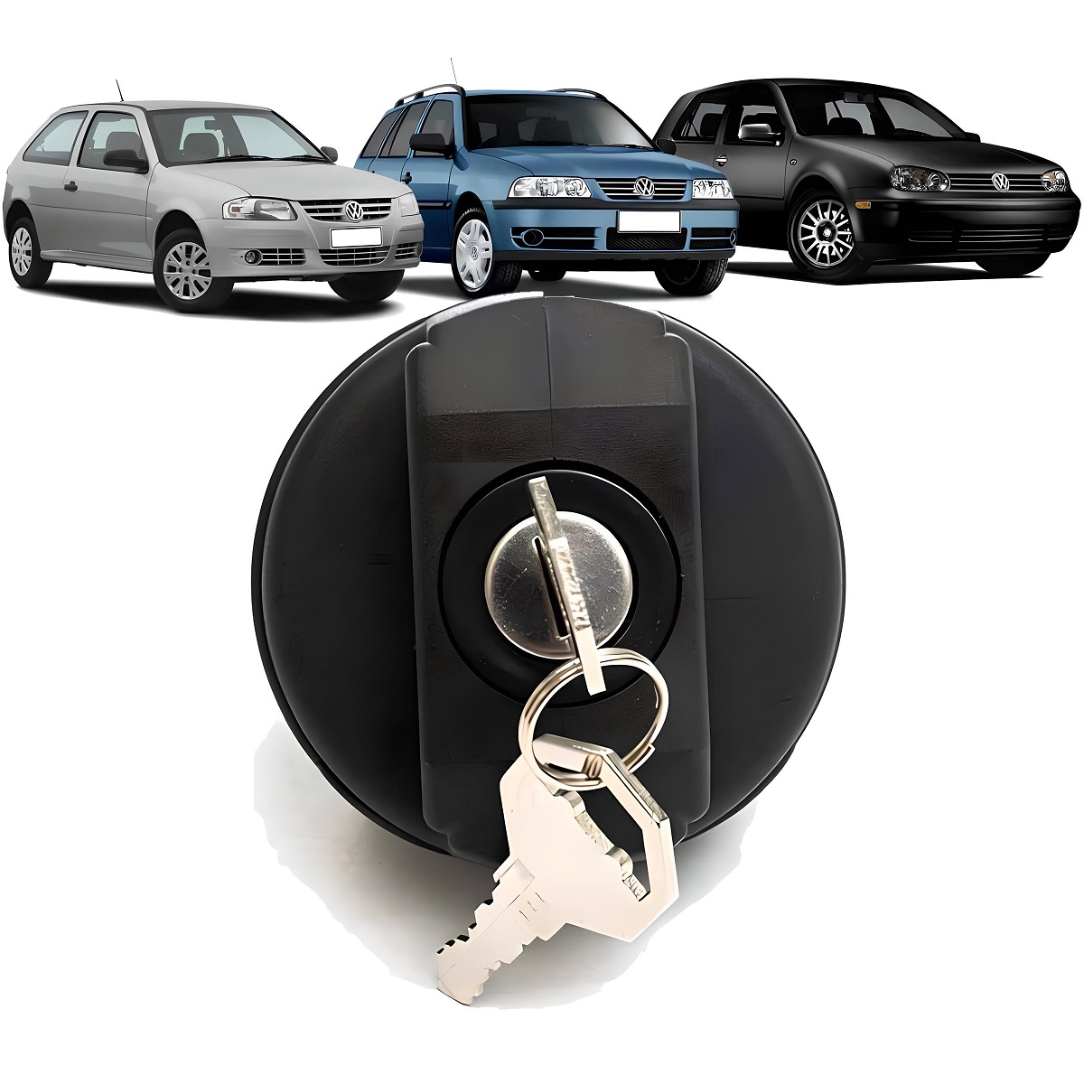 TAMPA TANQUE COMBUSTIVEL COM CHAVE GOL G2/G3/G4 1996/2007