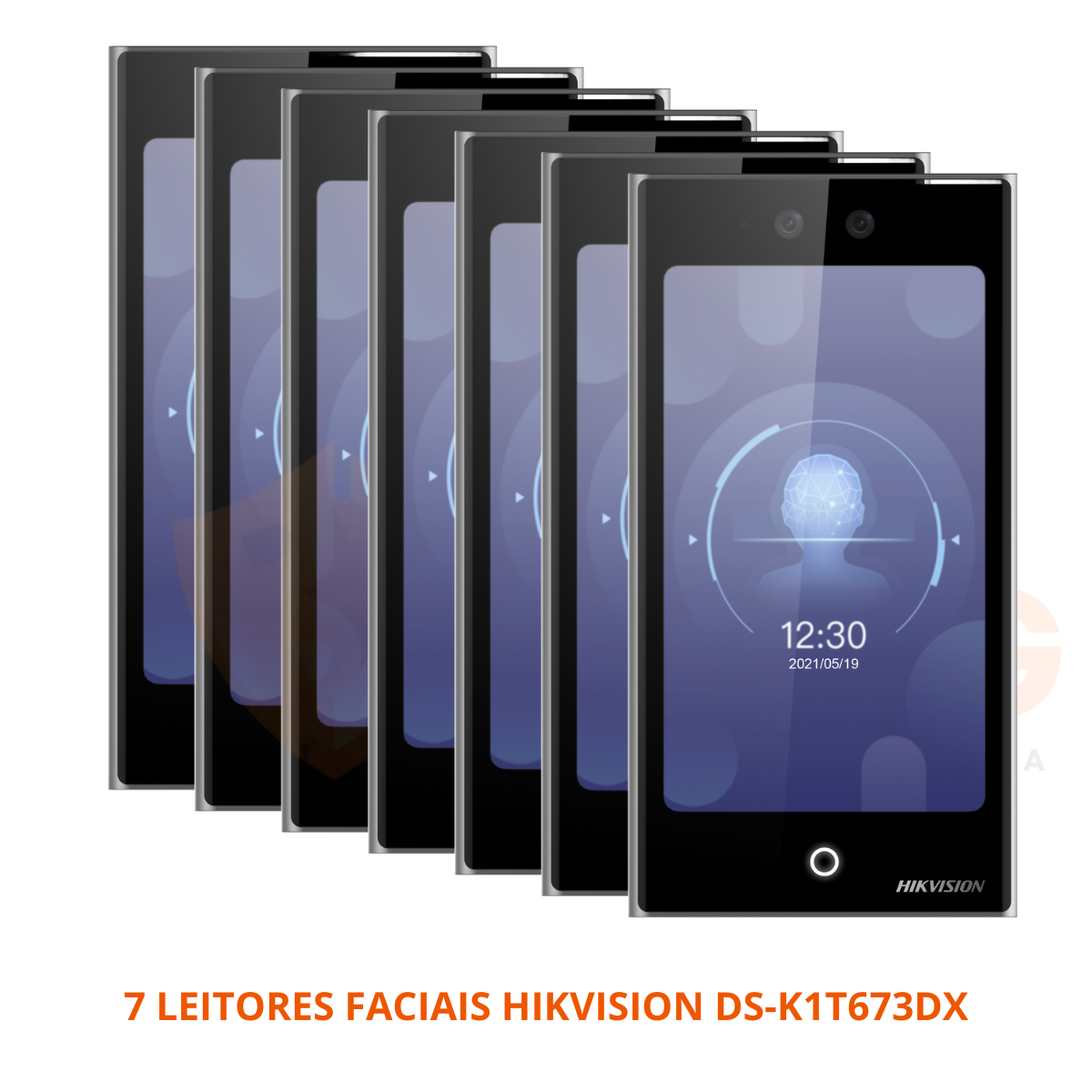 07 LEITORES DE CONTROLE ACESSO FACIAL HIKVISION DS-K1T673DX