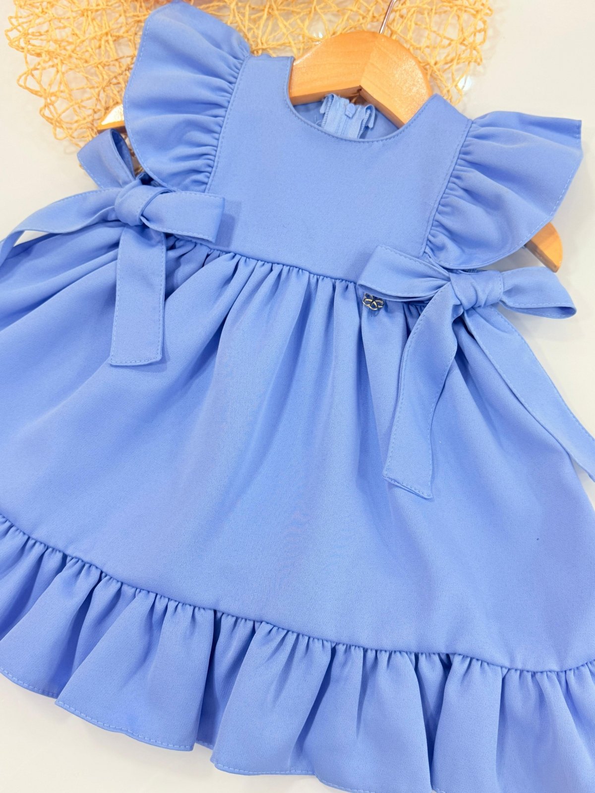 Vestido Isabella Azul Baby (Premium)