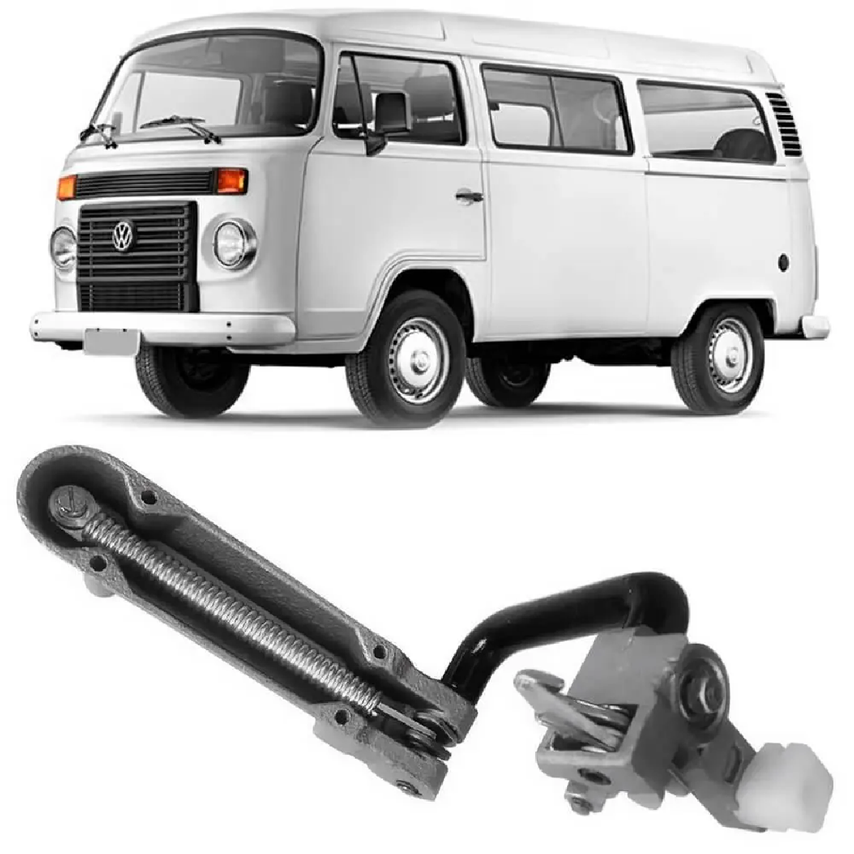 FECHADURA DOBRADICA GUIA PORTA LATERAL MEIO KOMBI 1997/2013