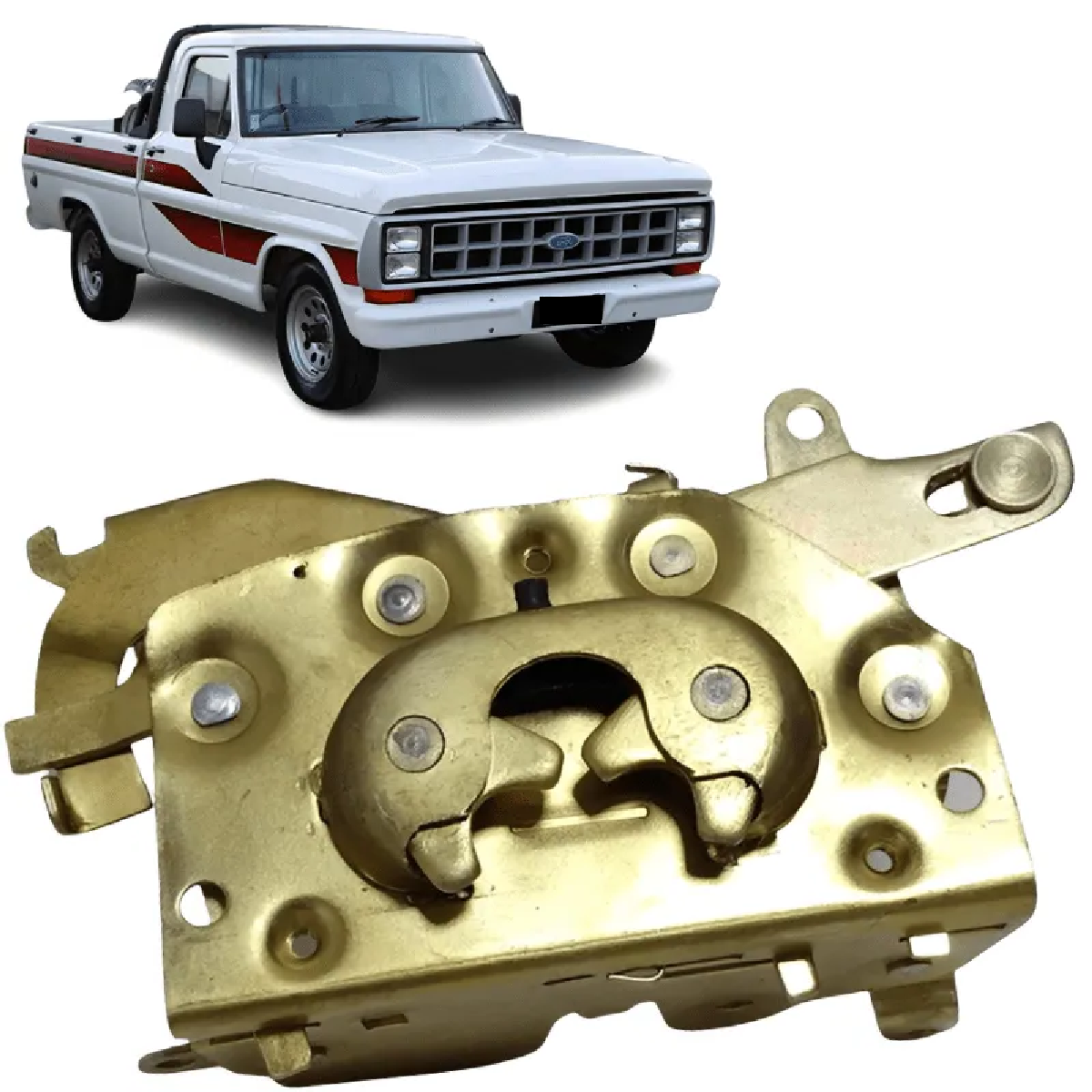FECHADURA PORTA DIANTEIRA LADO DIREITO F1000 1972/1990
