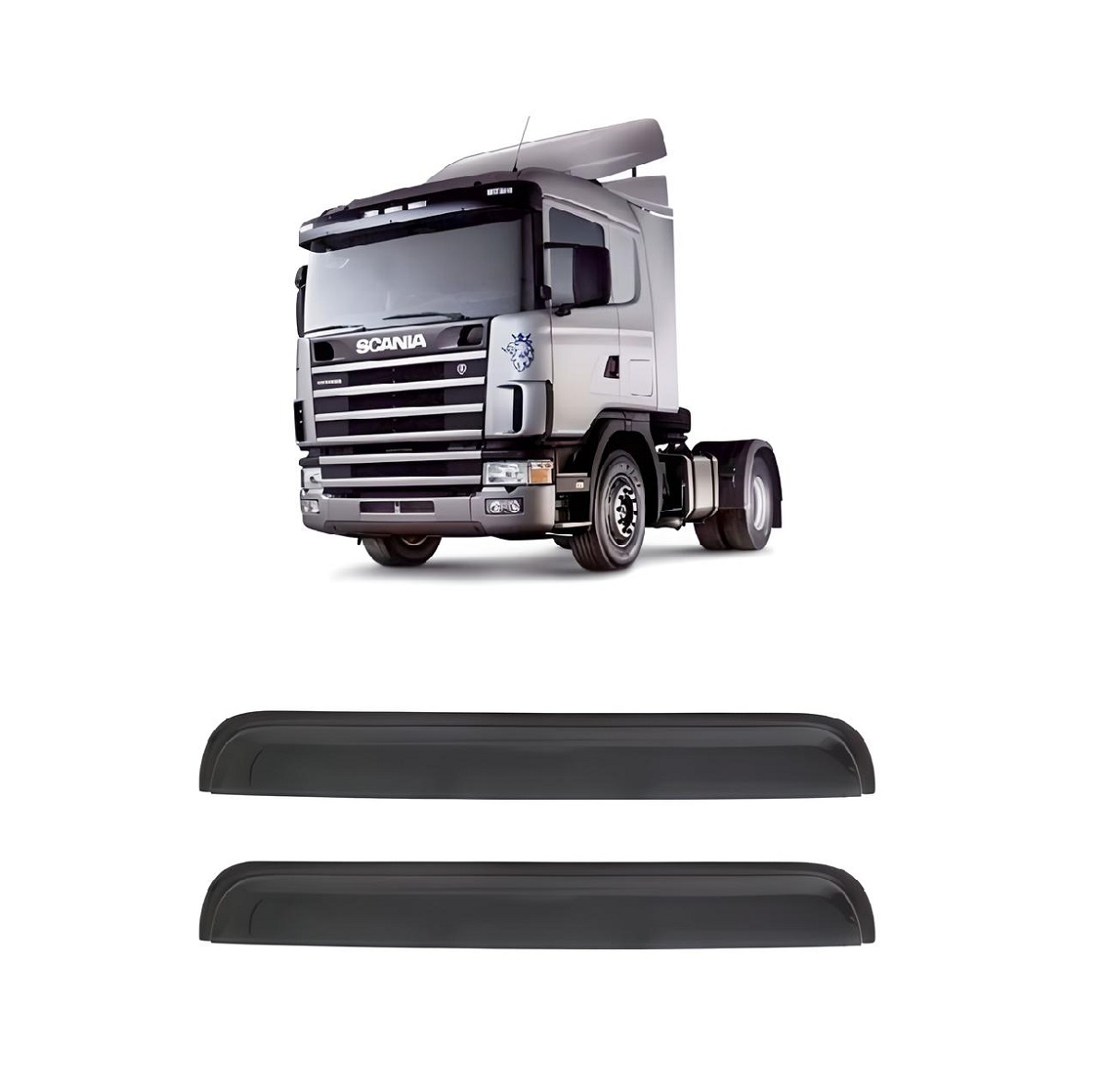 DEFLETOR CALHA CAMINHAO SCANIA 114 (SERIE 4) LARGA CURTA