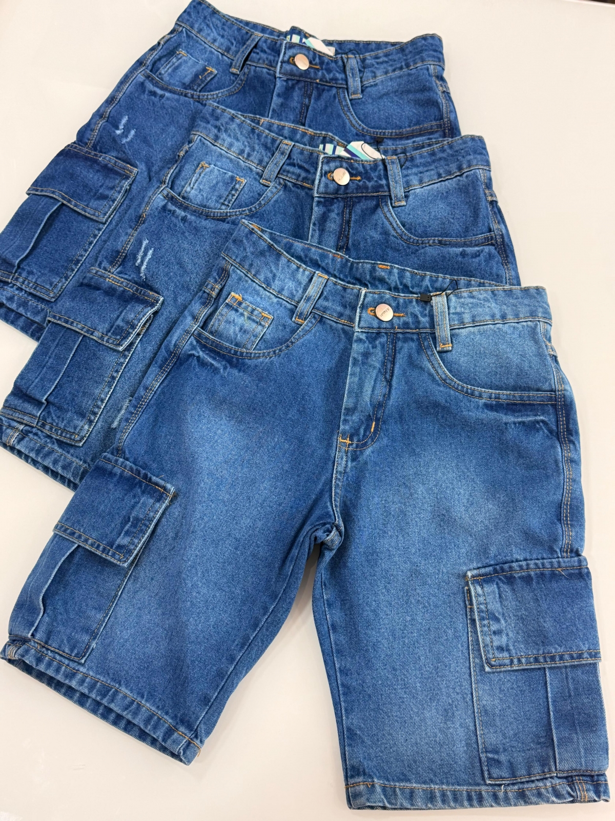Bermuda Jeans Masculina com Bolso Ref. 1131