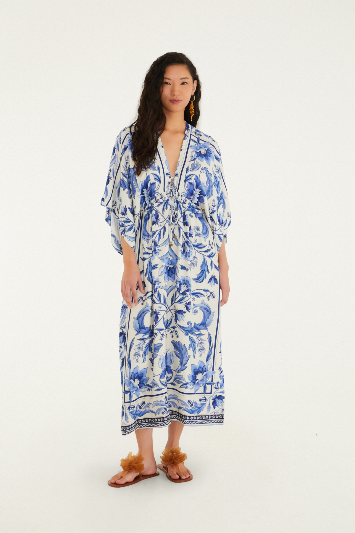 VESTIDO LONGO MANGA NATALIA