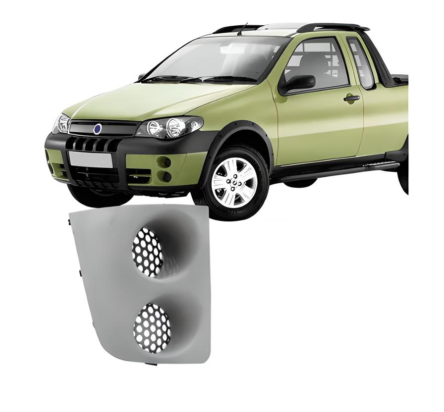 MOLDURA FAROL AUX PALIO/STRADA S/FURO DIR 2004 A 2008 PRIMER