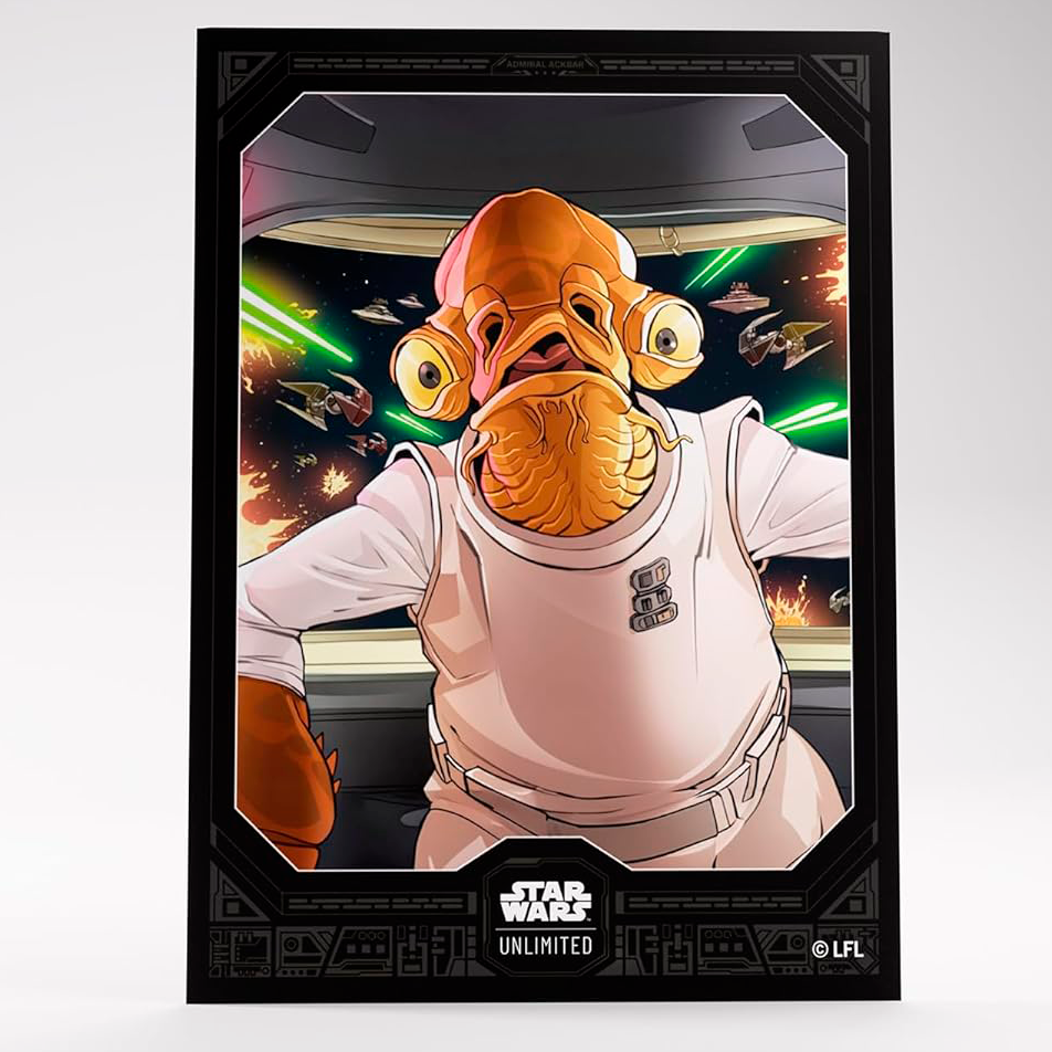 SLEEVES GAMEGENIC STAR WARS UNLIMITED ADMIRAL ACKBAR