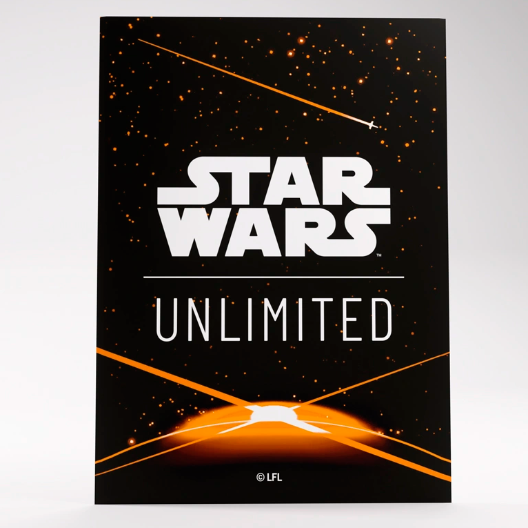 SLEEVES GAMEGENIC STAR WARS UNLIMITED BACK ORANGE