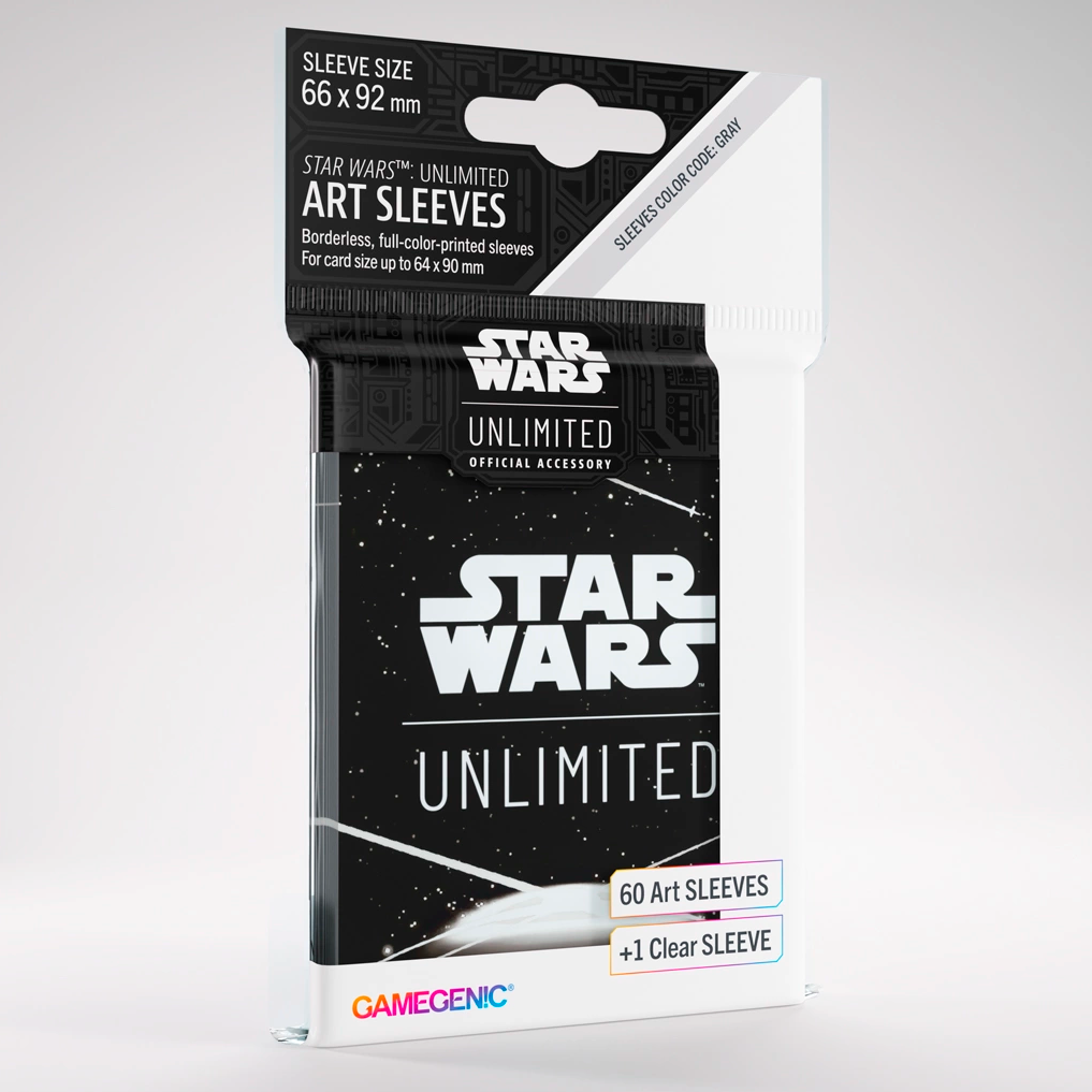SLEEVES GAMEGENIC STAR WARS UNLIMITED BACK WHITE