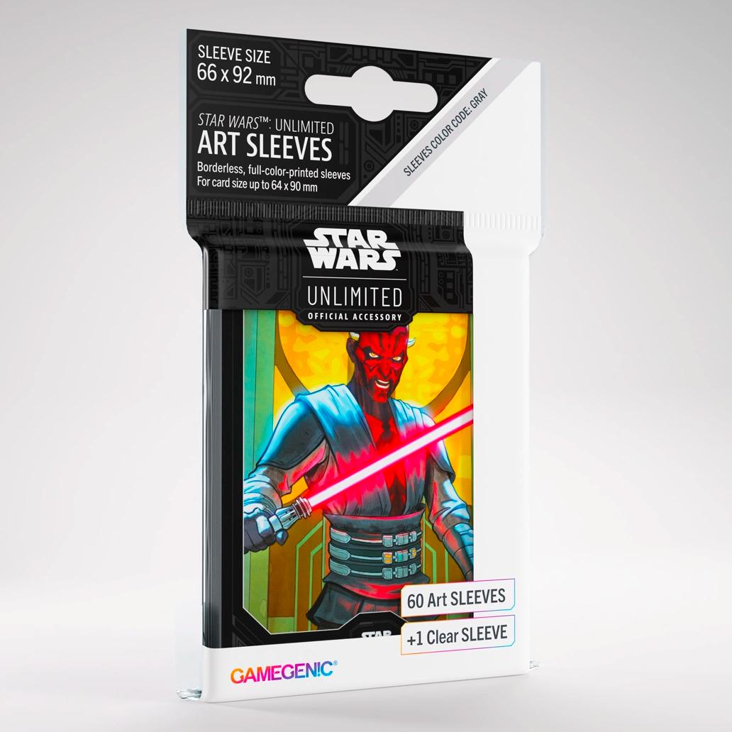 SLEEVES GAMEGENIC STAR WARS UNLIMITED DARTH MAUL