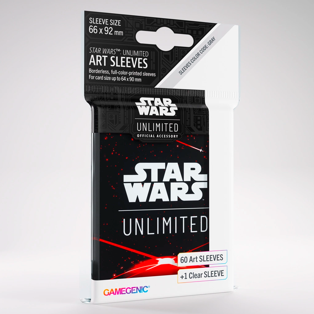 SLEEVES GAMEGENIC STAR WARS UNLIMITED SPACE RED