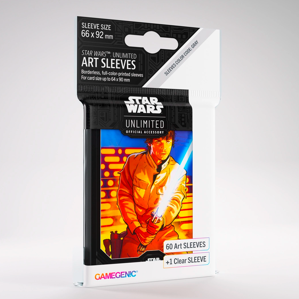 SLEEVES GAMEGENIC STAR WARS UNLIMITED LUKE SKYWALKER