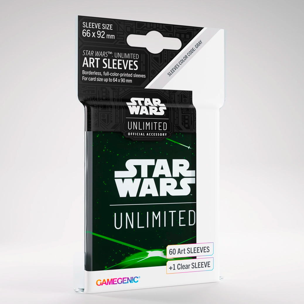 SLEEVES GAMEGENIC STAR WARS UNLIMITED BACK GREEN