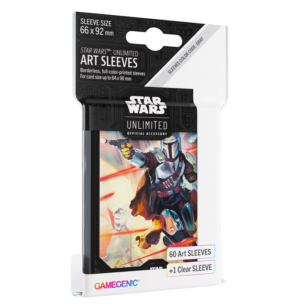 SLEEVES GAMEGENIC STAR WARS UNLIMITED MANDALORIAN
