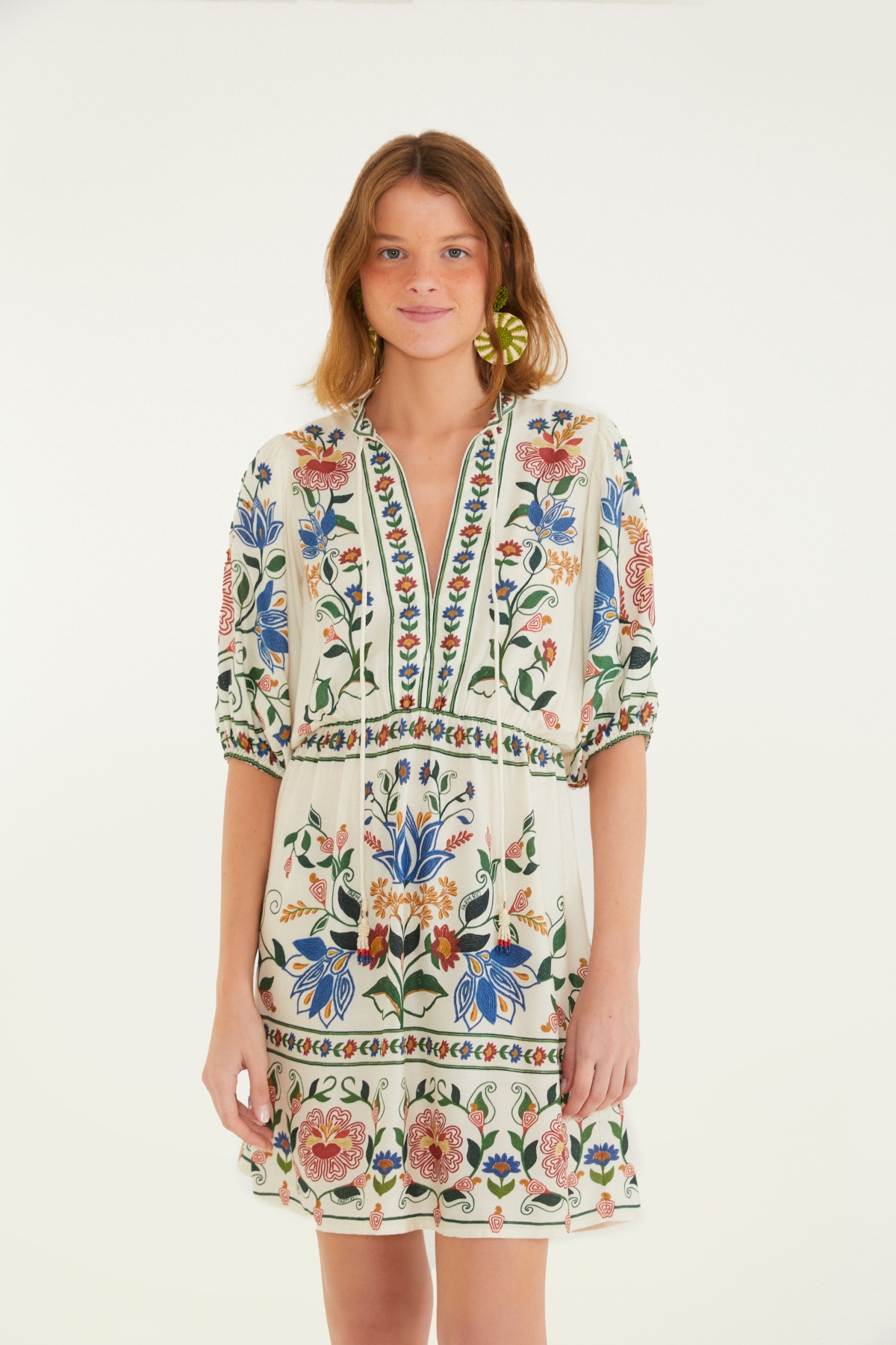 VESTIDO CURTO JARDIM BELEZA