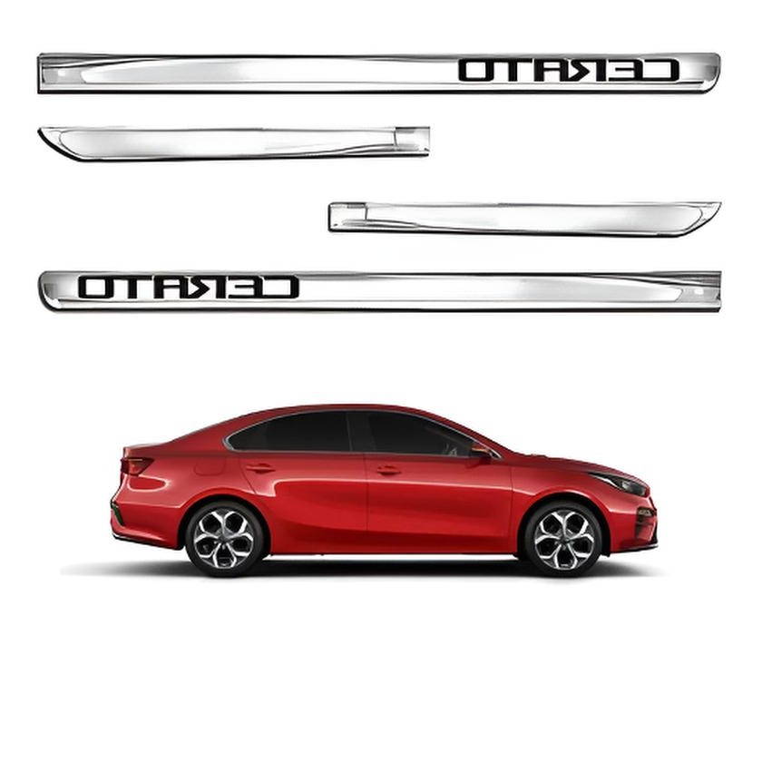 APLIQUE FRISO LATERAL CERATO 2010 A 2013 PRATA PERSONALIZADO