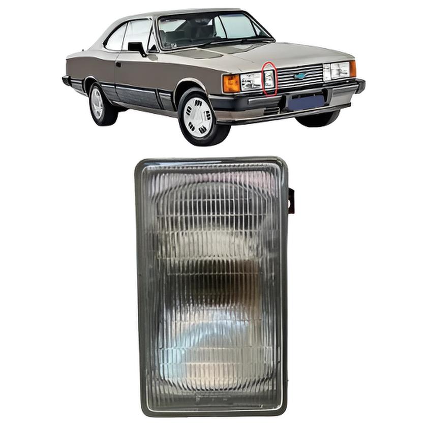 FAROL AUXILIAR OPALA DIPLOMATA1885 A 1997 LADO DIREITO RC636