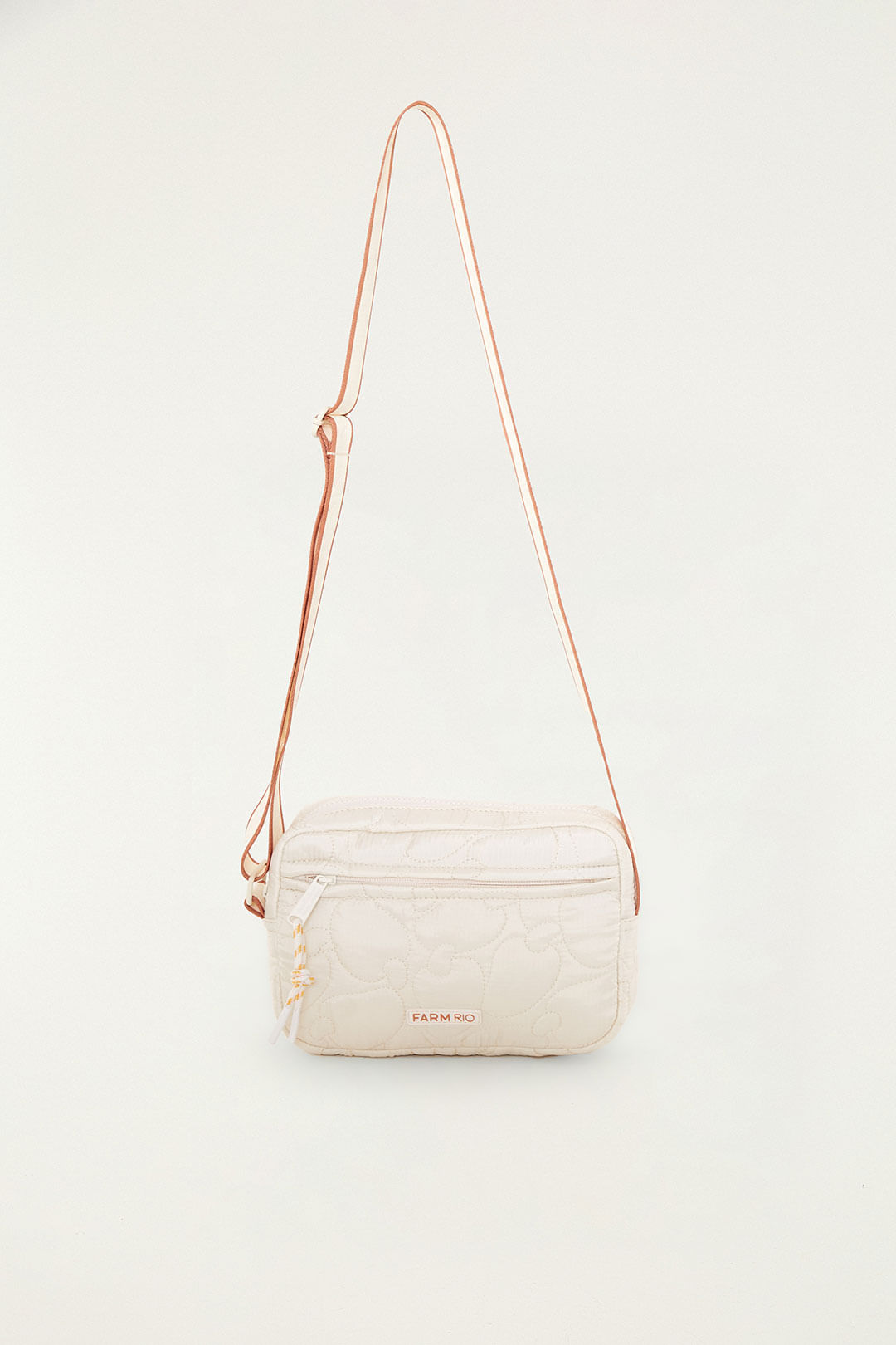 BOLSA FARM ZIRIGUIDUM LISOS PUFFER BEGE