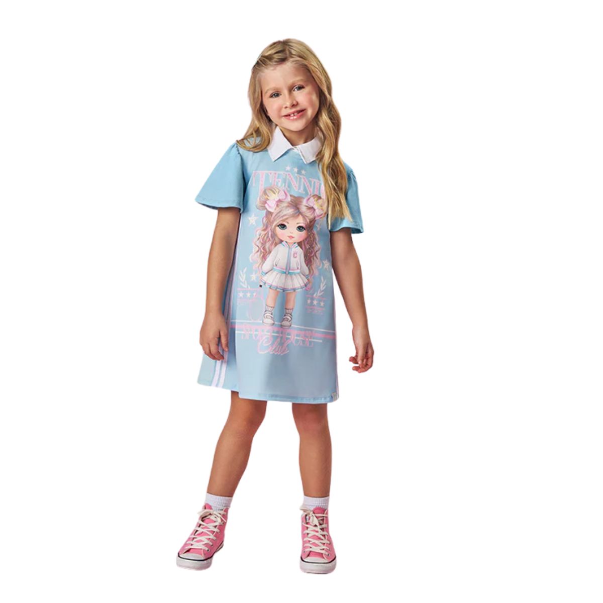 Vestido Cinti Azul Aura 12667